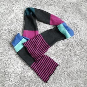 Color Block Long Scarf